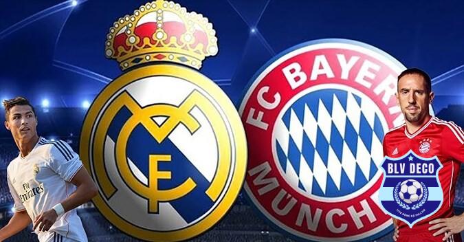 Câu hỏi liên quan đến lịch sử đối đầu Real vs Bayern